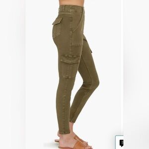 SPANX Stretch Twill Ankle Cargo Pants XS